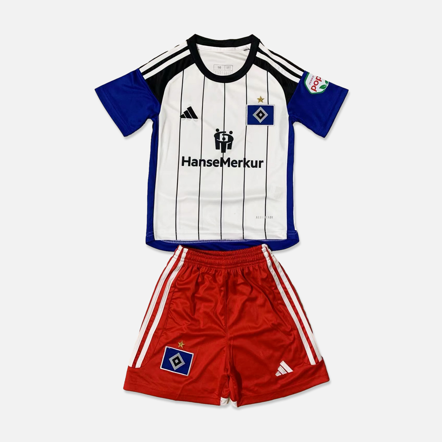 Hamburger SV 23-24 Home Men's Adult Jersey Set - Fans Version