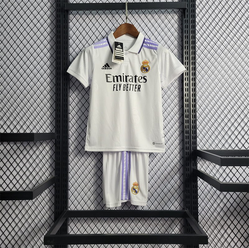 Real Madrid 22-23 Home Kids Kit