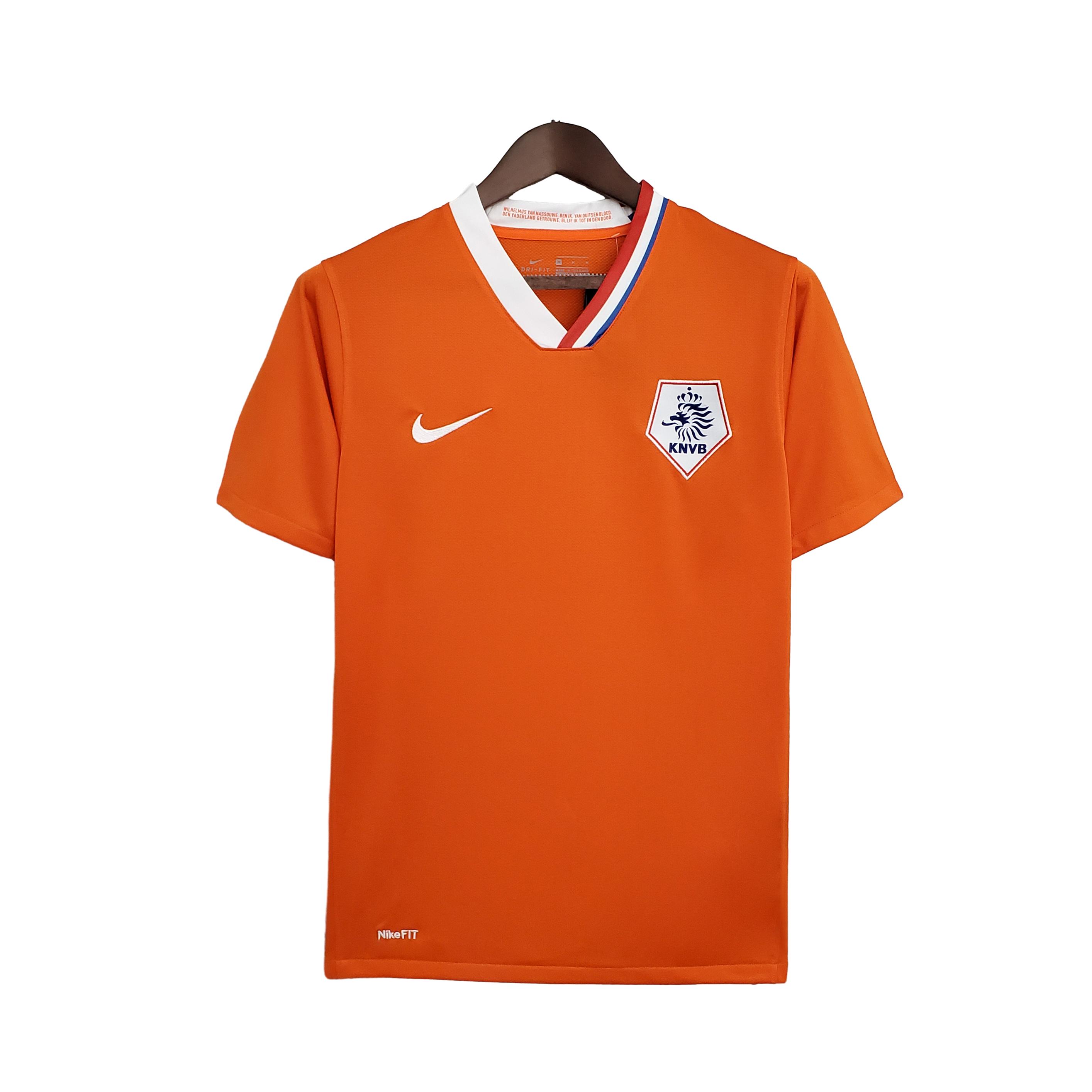 Retro Netherlands 2008 Home Stadium Jersey