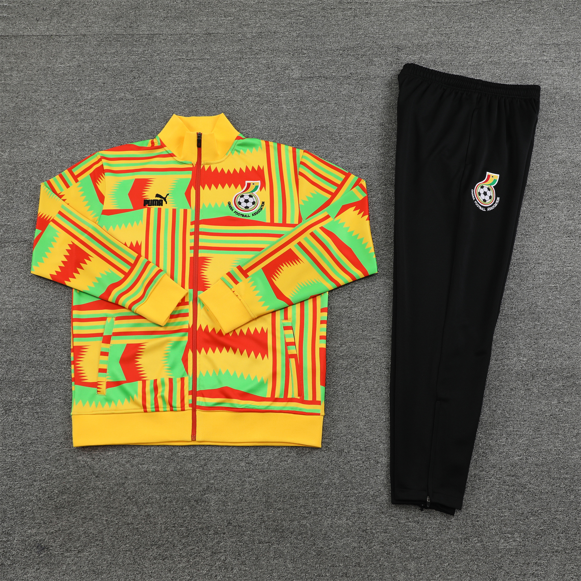 Ghana 23-24 Jacket Training Tracksuit - Yellow