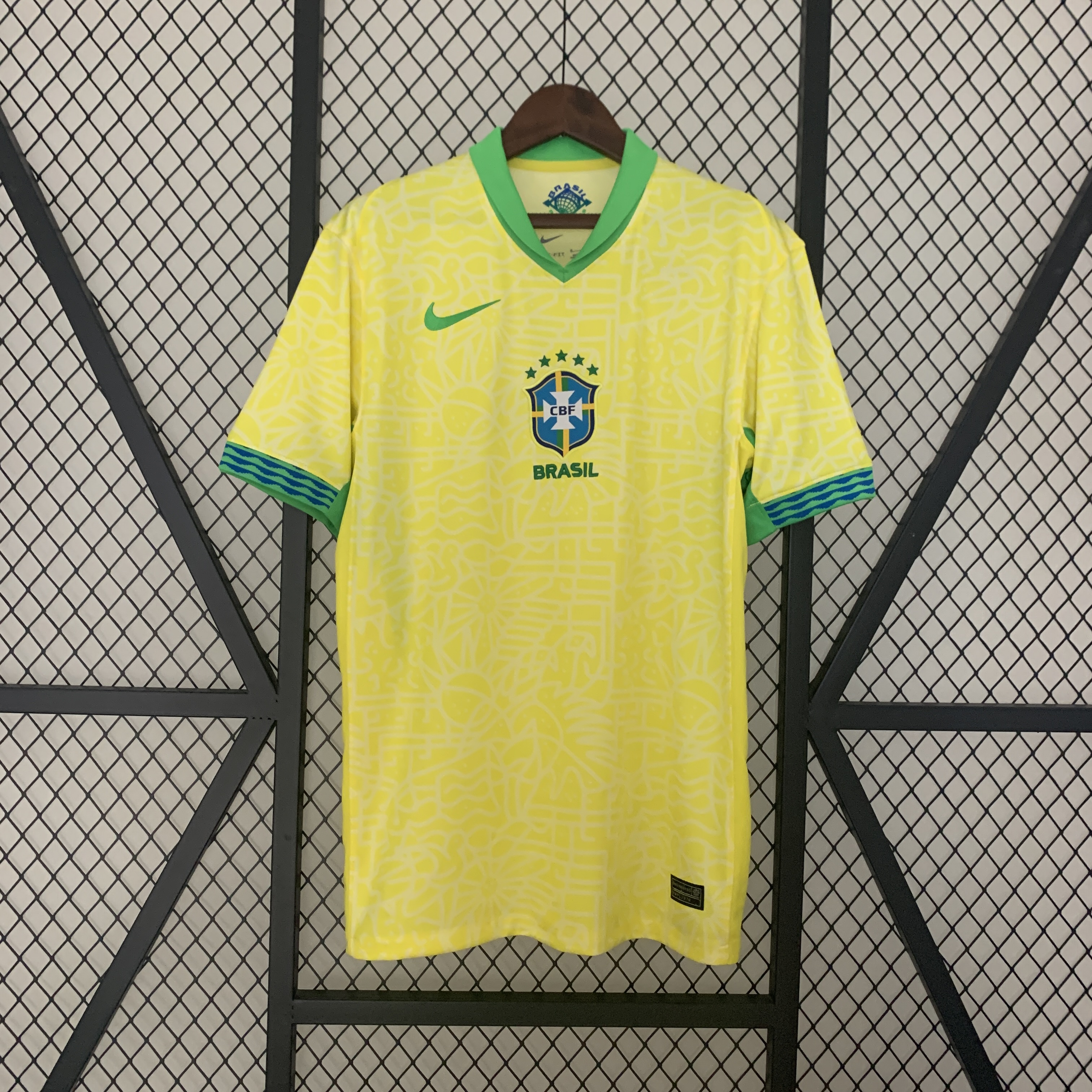 Brazil 2024 Home Stadium Jersey - Fans Version