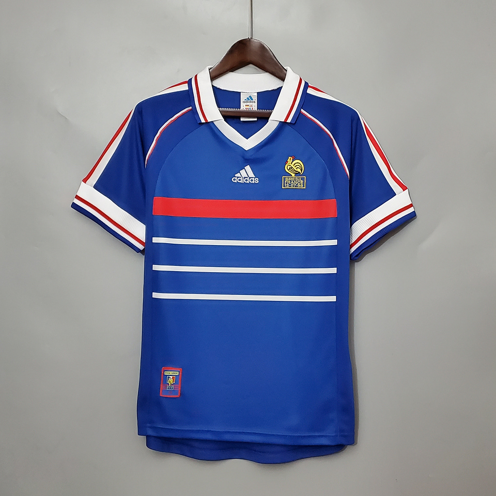 France Retro 1998 Home Jersey