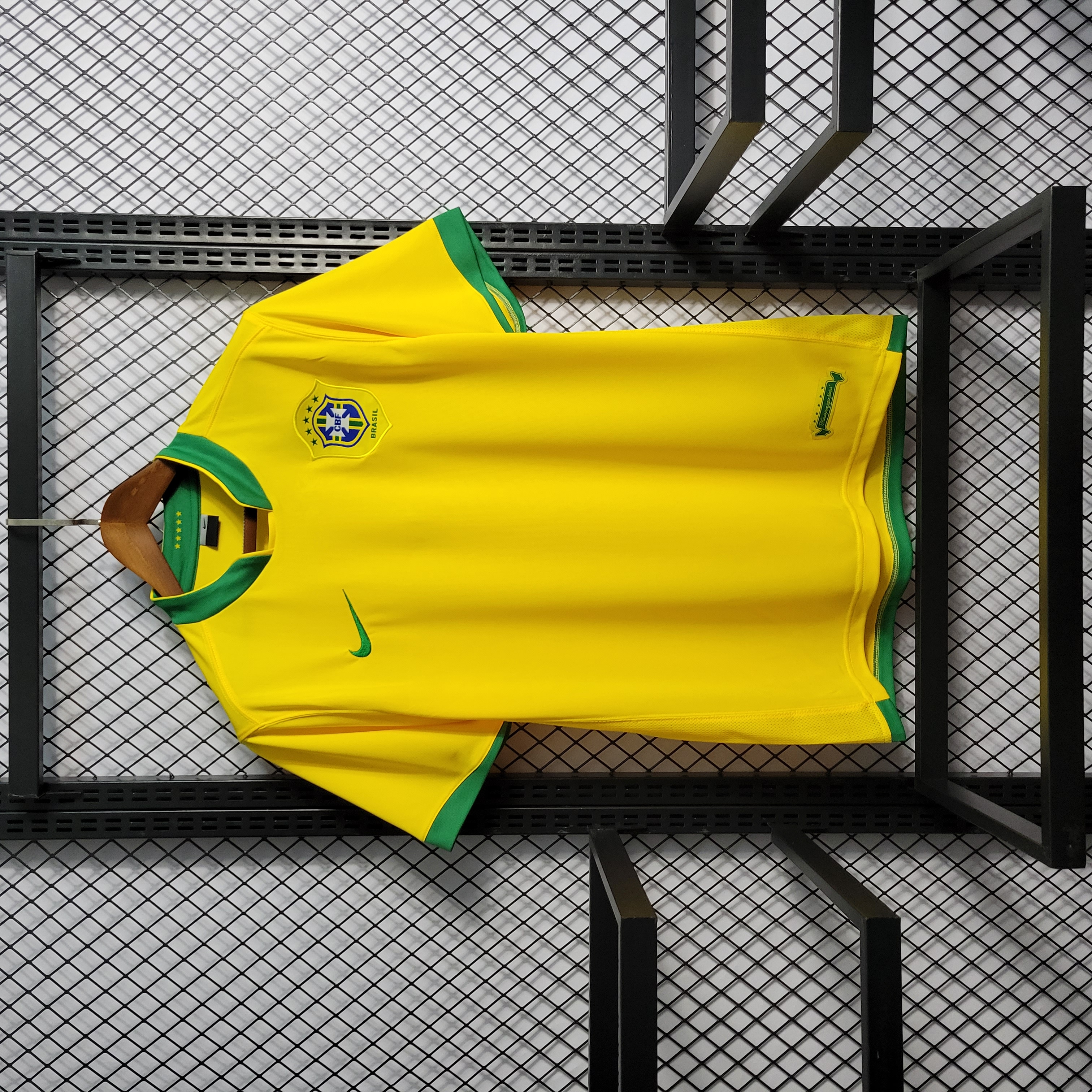 Retro Brazil 2006 Home Stadium Jersey