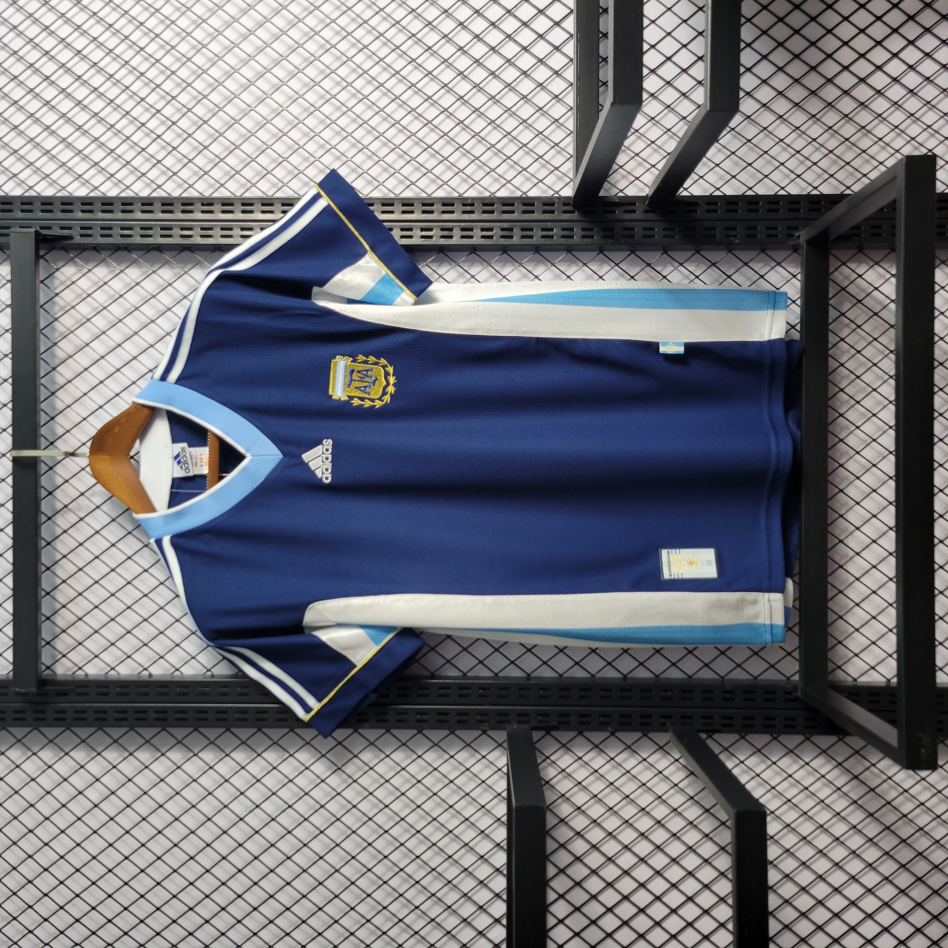 Retro Argentina 1998 Away Stadium Jersey