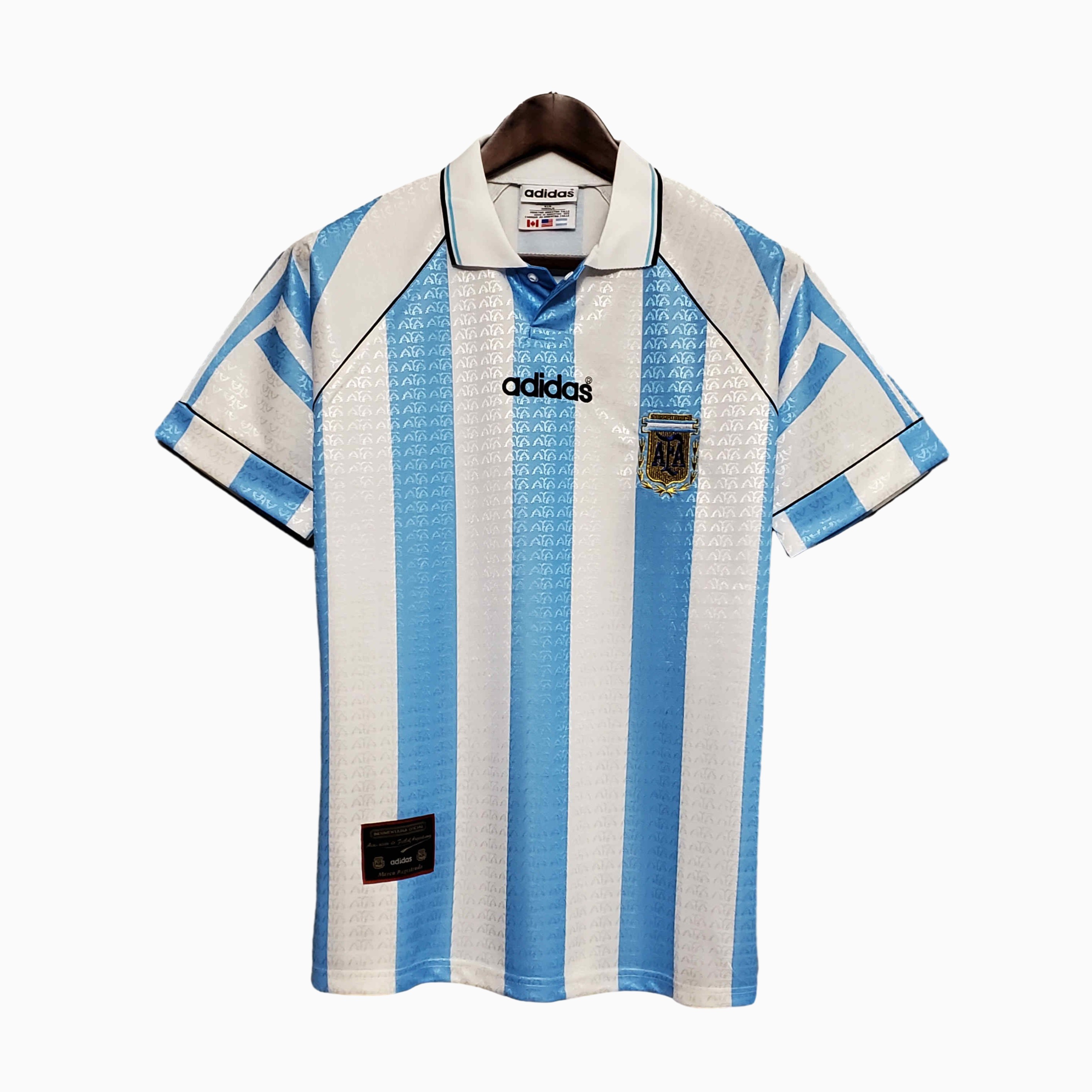 Retro Argentina 1997 Home Stadium Jersey