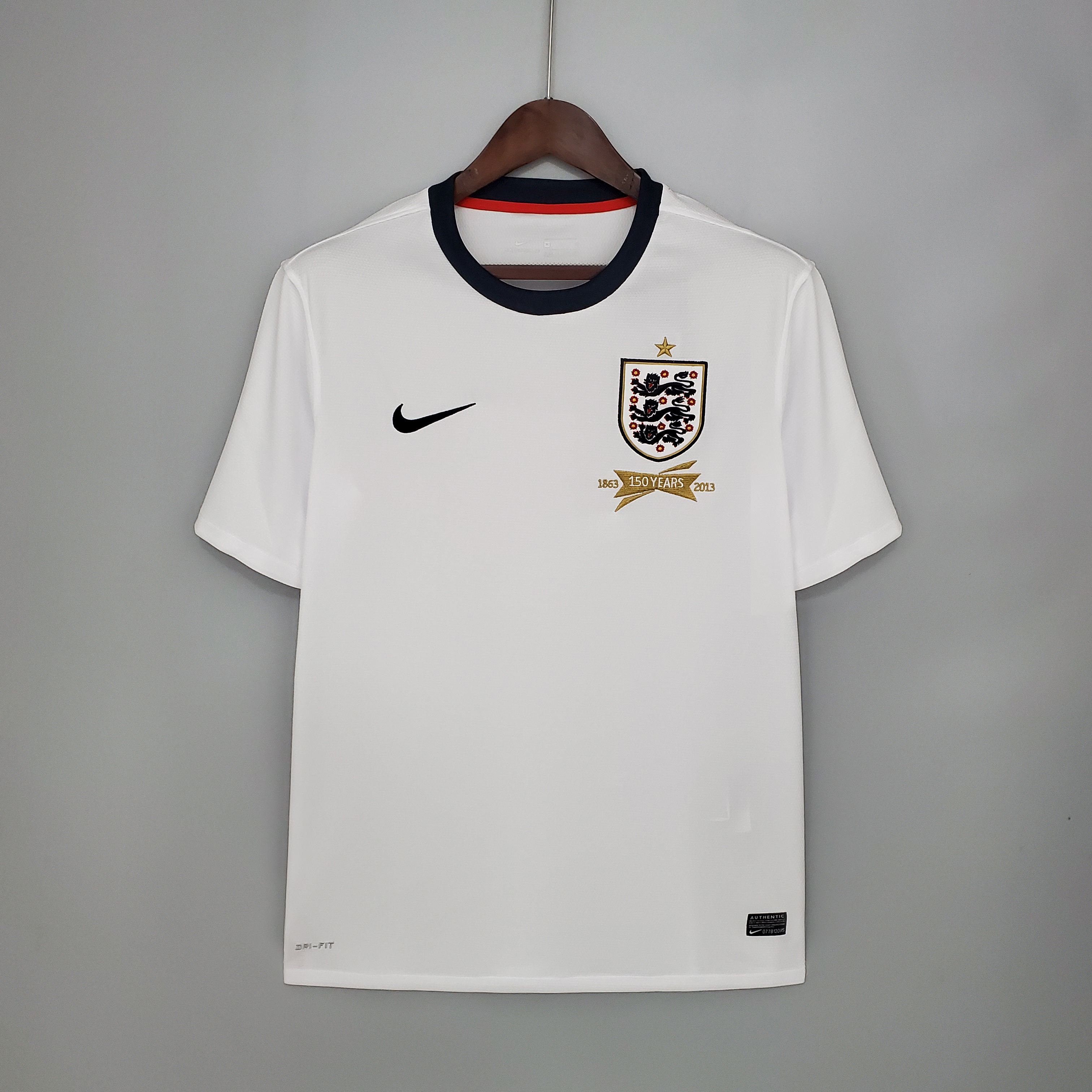 Retro England 2013 150 YEARS Home Stadium Jersey