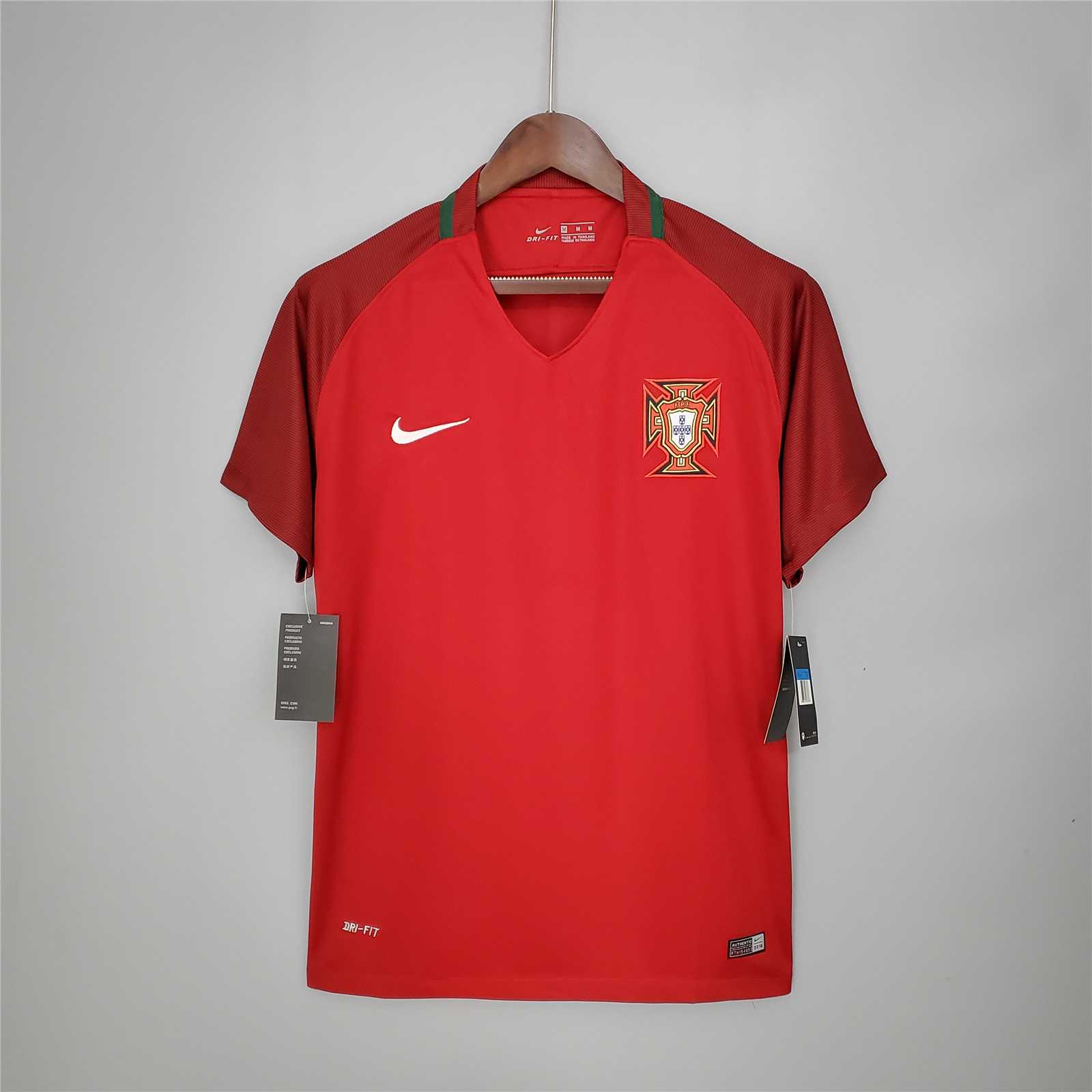 Retro Portugal 2016 Home Stadium Jersey