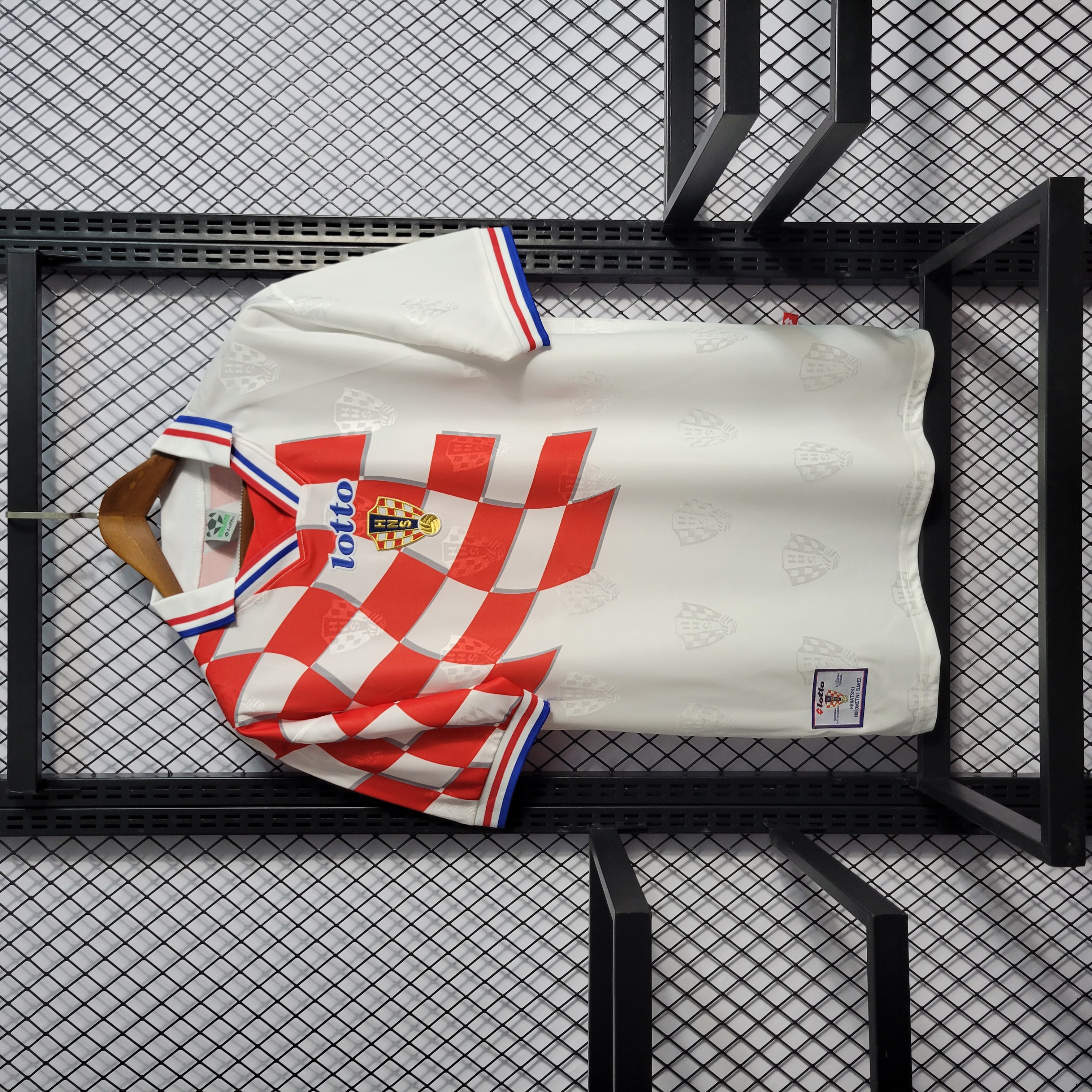 Retro Croatia 1998 Home Stadium Jersey