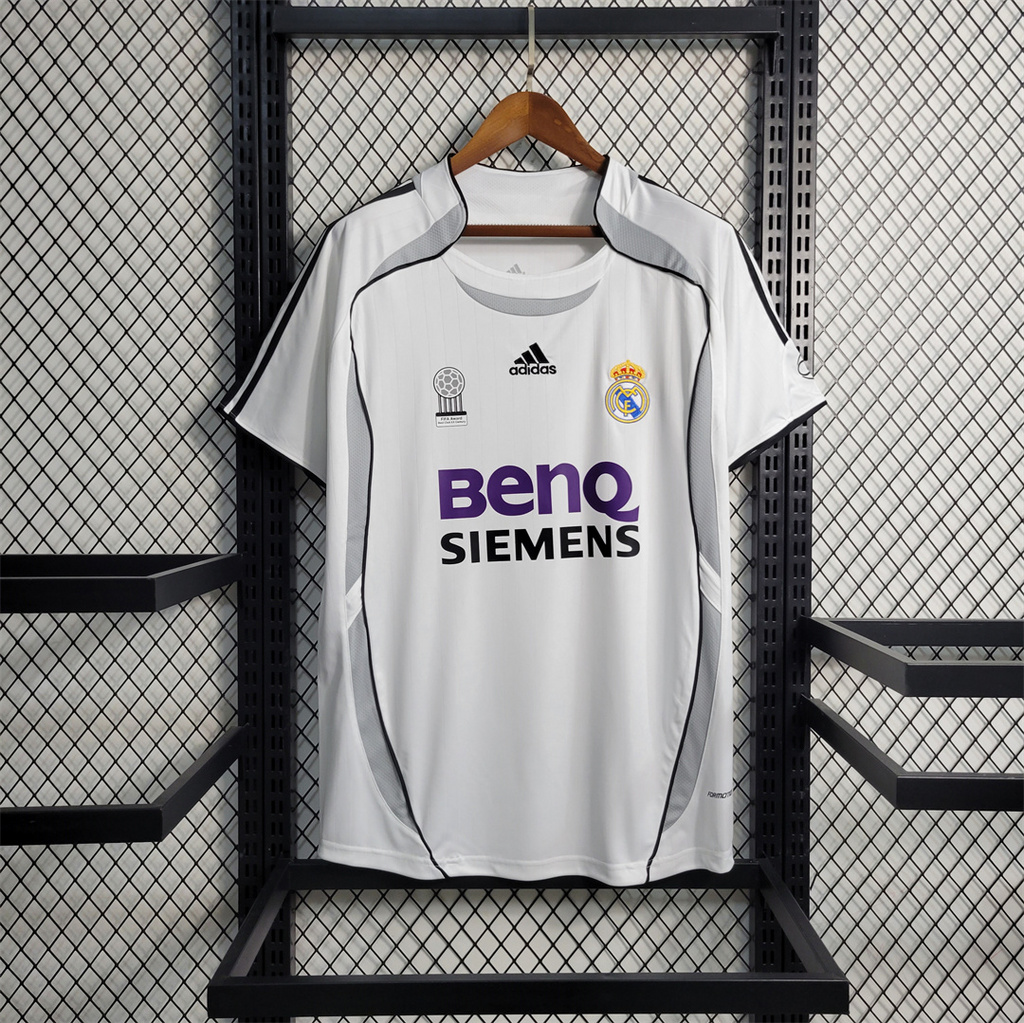 Real Madrid Retro 06-07 Home Stadium Jersey