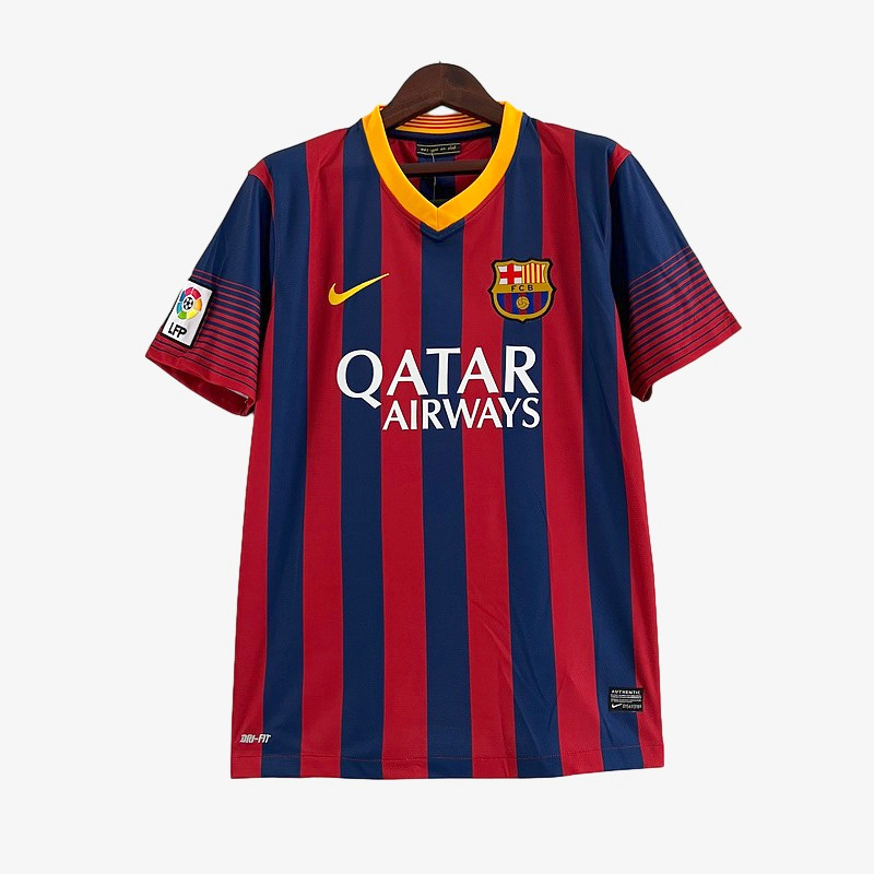 Barcelona Retro 13-14 Home Stadium Jersey