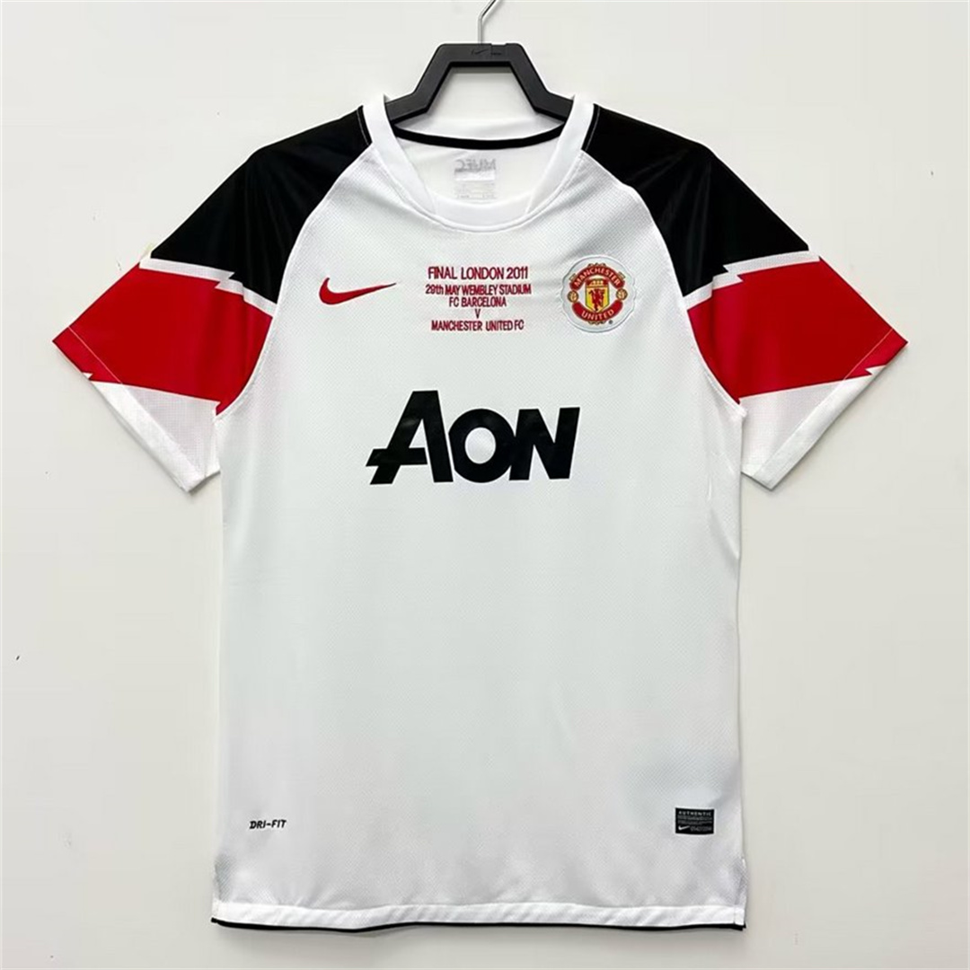 Manchester United Retro 10-11 Away Jersey - Champions League Final Version