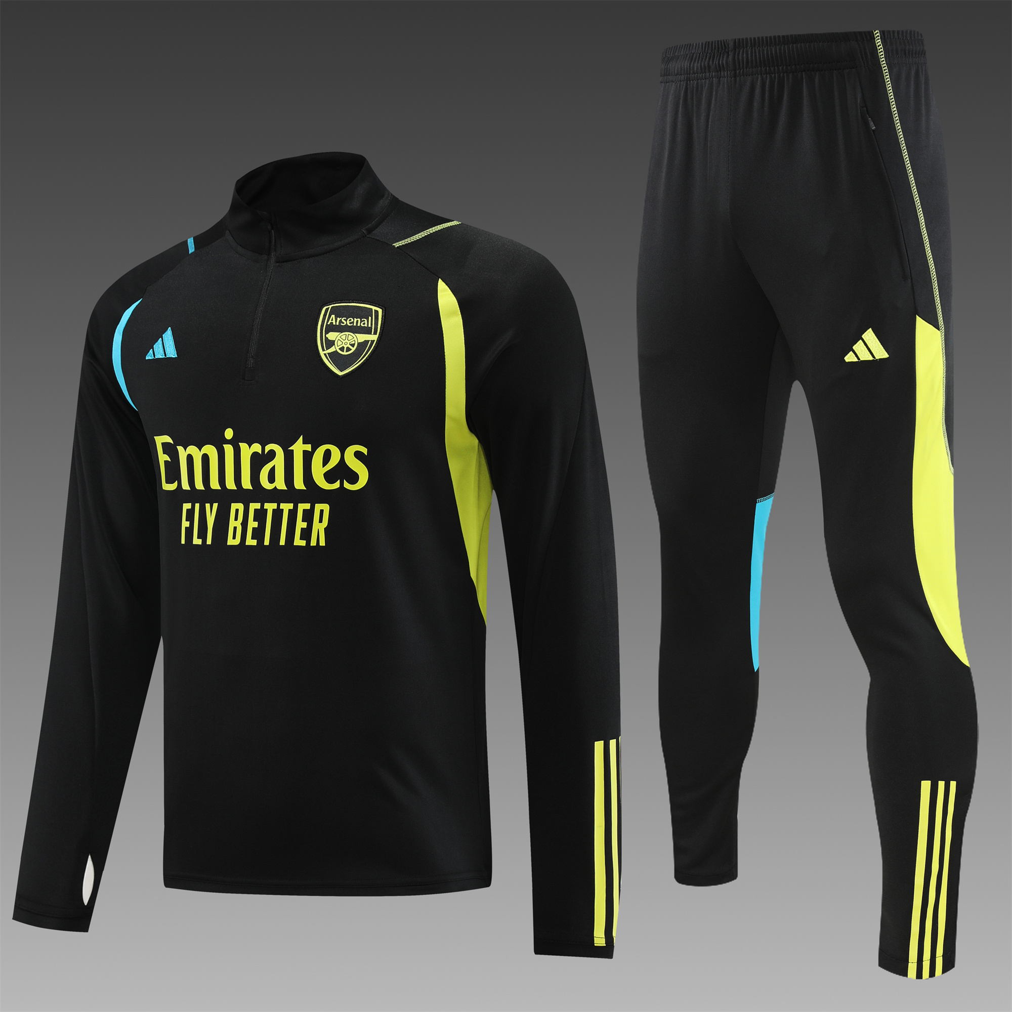 Arsenal 23-24 Long Sleeve Training Set Black