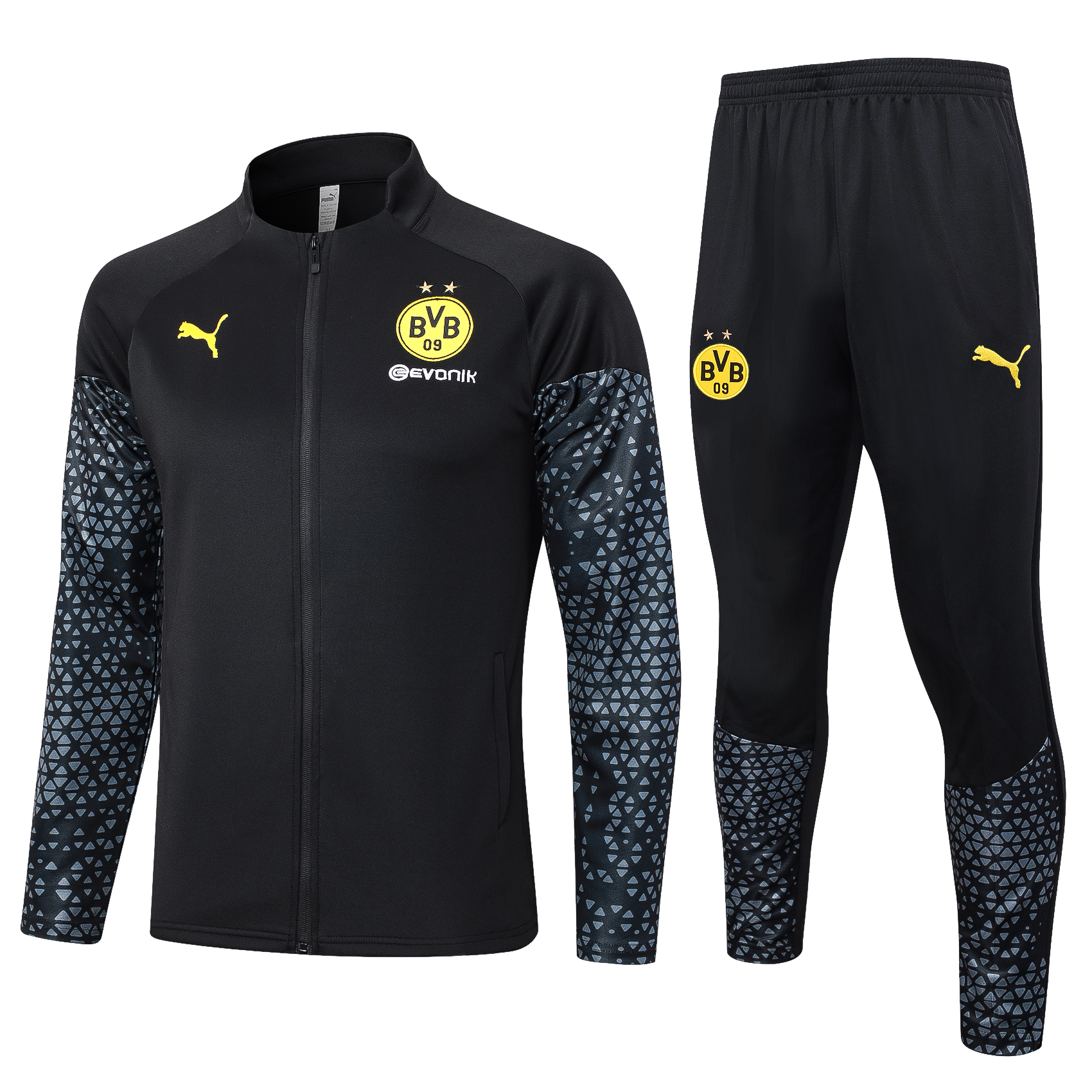 Dortmund 23-24 Jacket Training Tracksuit - Black