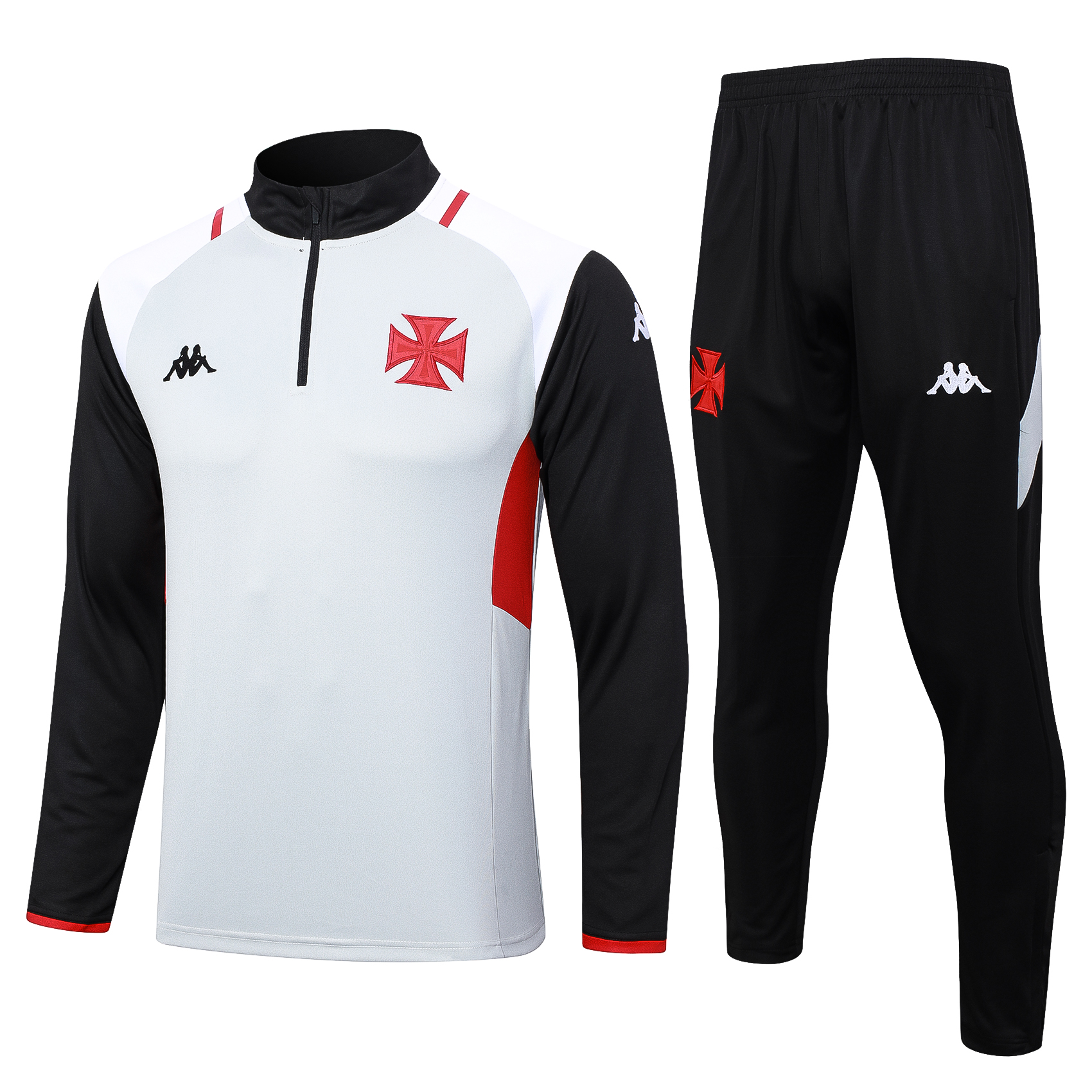 Vasco Da Gama 23-24 Long Sleeve Training Set -Light Grey