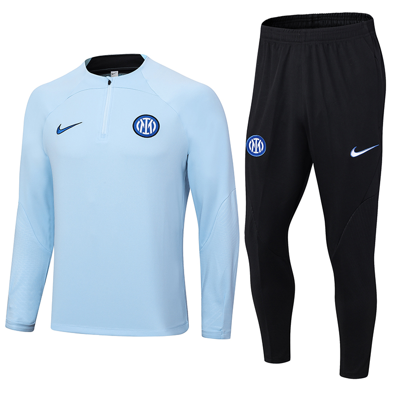 Inter Milan 23-24 Long Sleeve Training Set -Light Blue