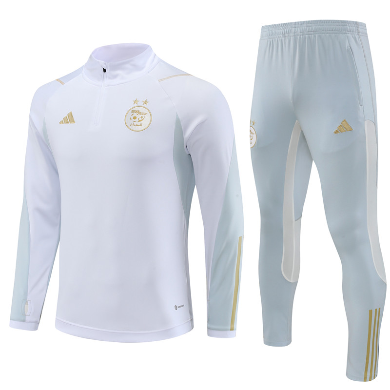 Algeria 23-24 Kids Long Sleeve Training Set White