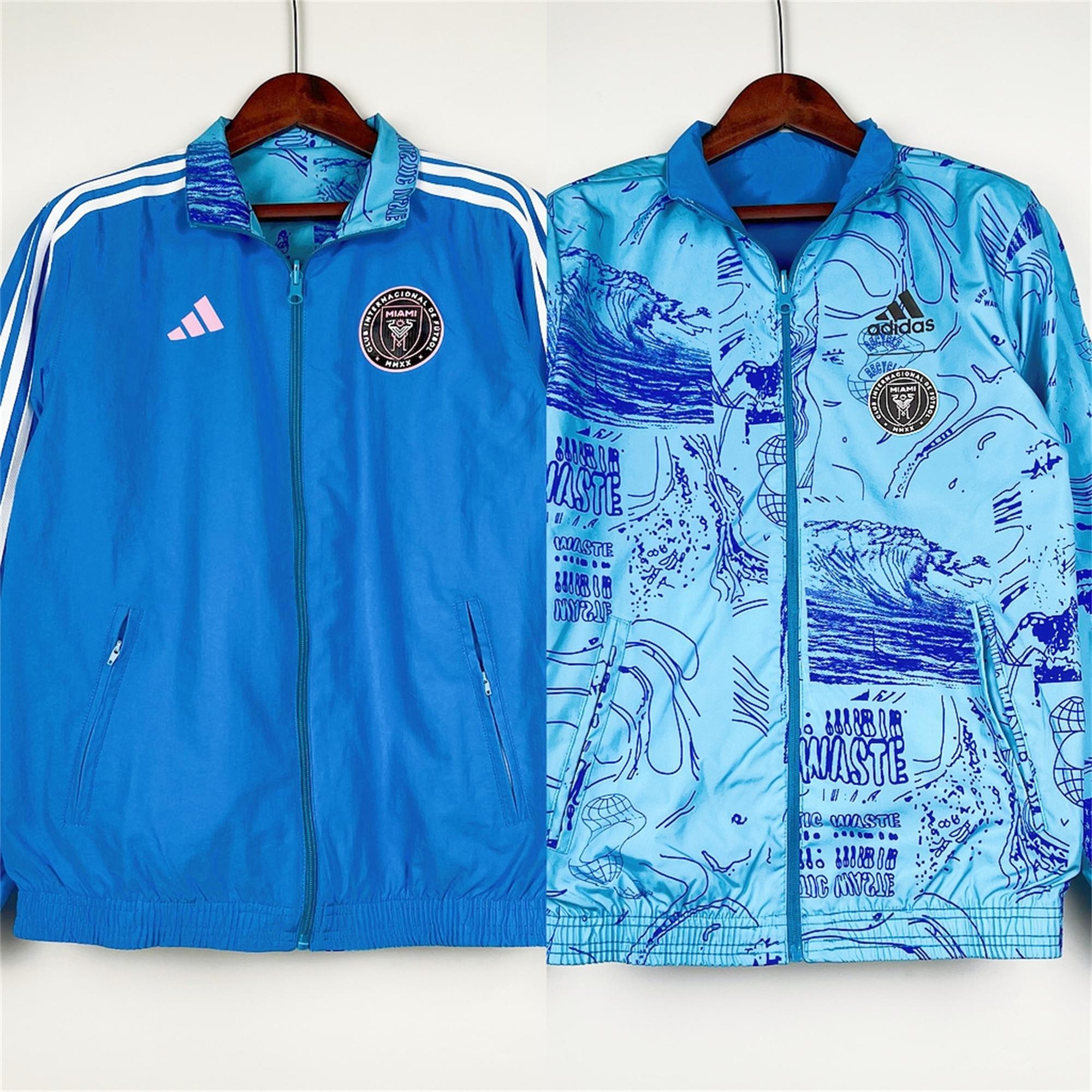 Inter Miami 23-24 Double Sided Windbreaker - Blue