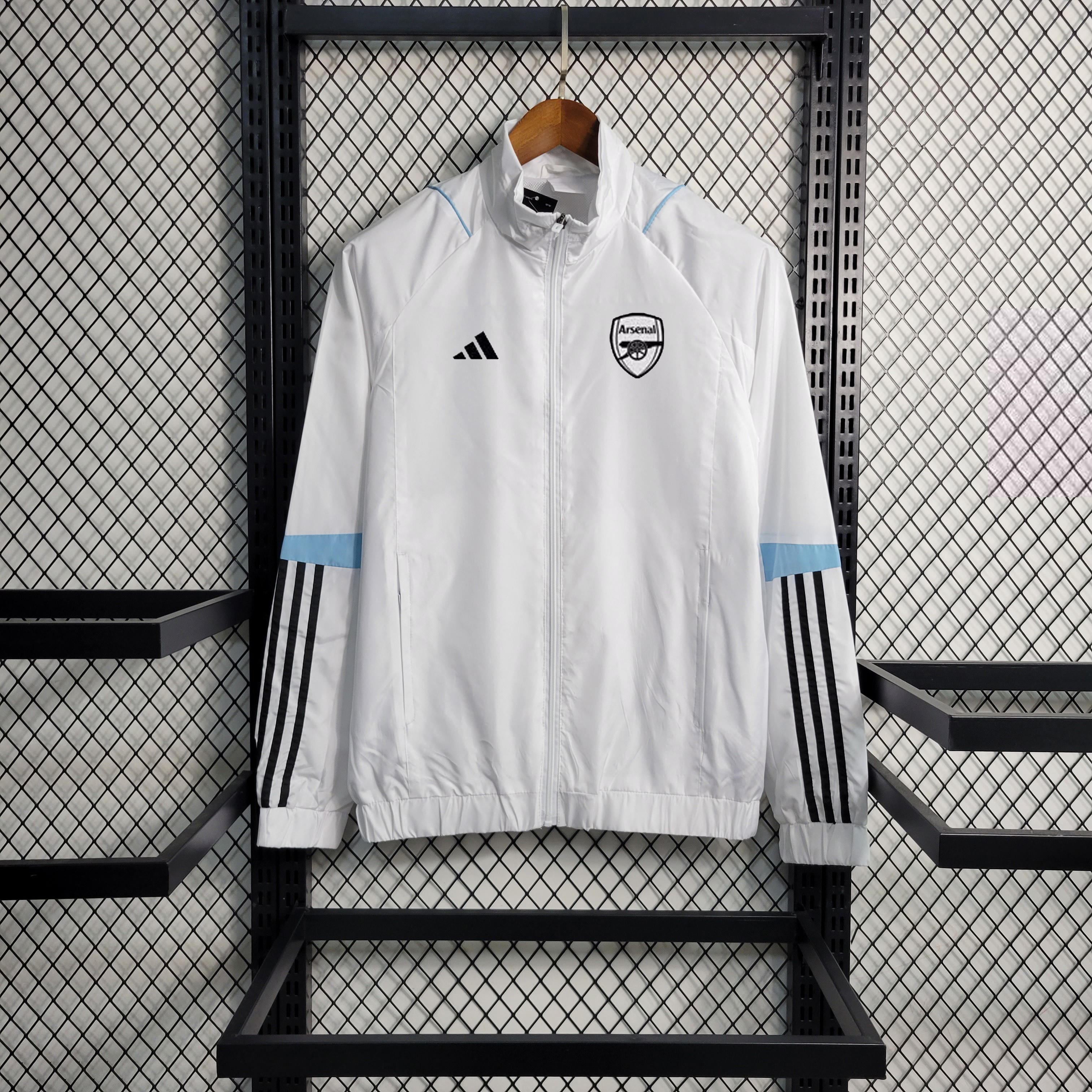 23-24 Arsenal White Windbreaker S-XXL