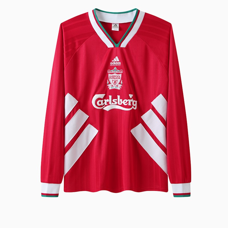 Retro Liver.pool 1993-95 Home Stadium Long Sleeve Jersey