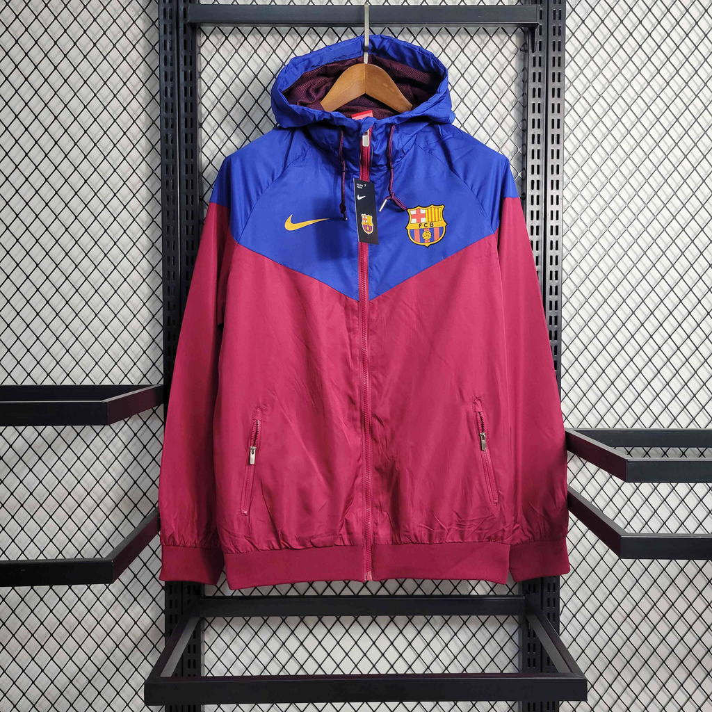 Barcelona 23-24 Classic Blue Red Player Windbreaker