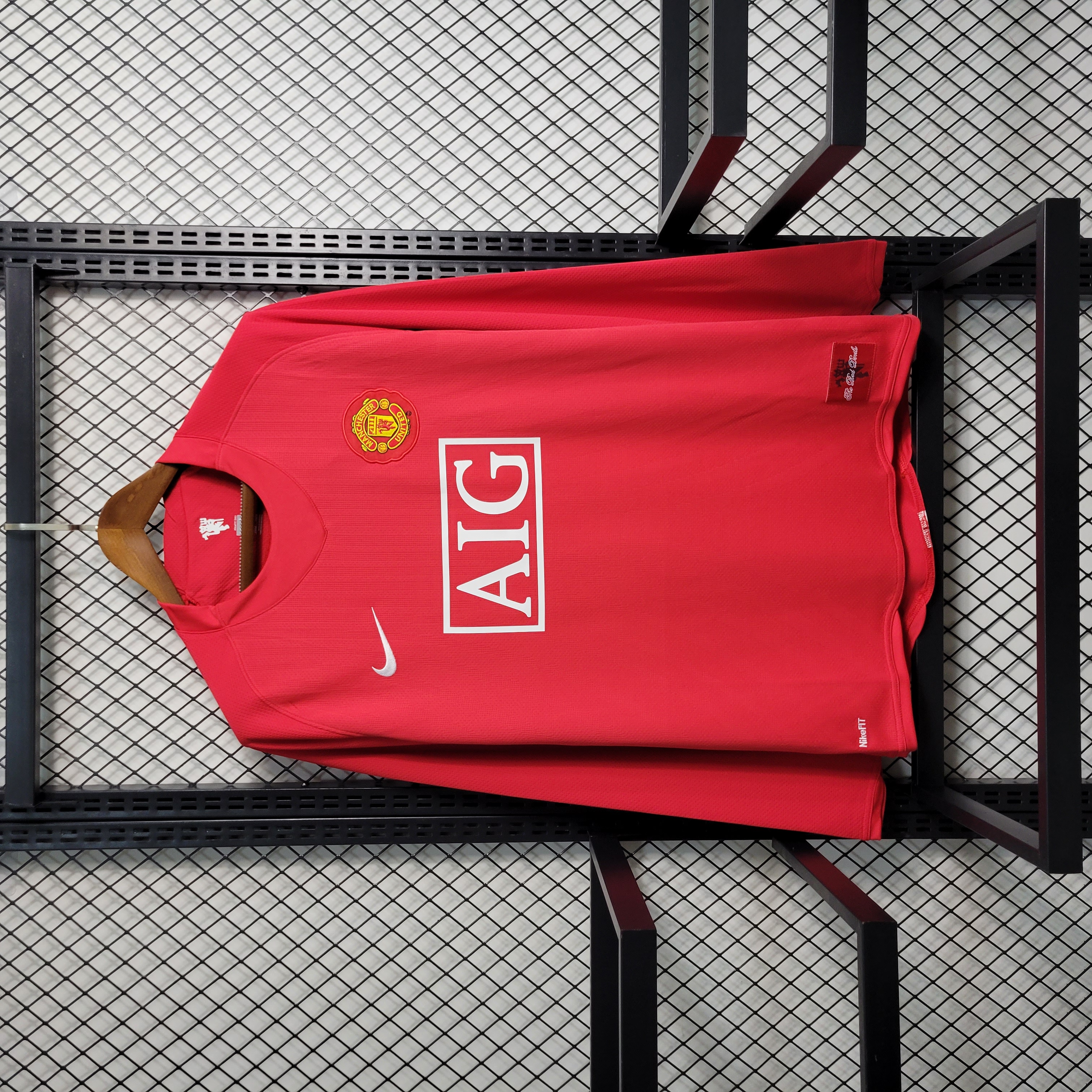 Manchester United Retro 07-08 Home Long Sleeve Jersey