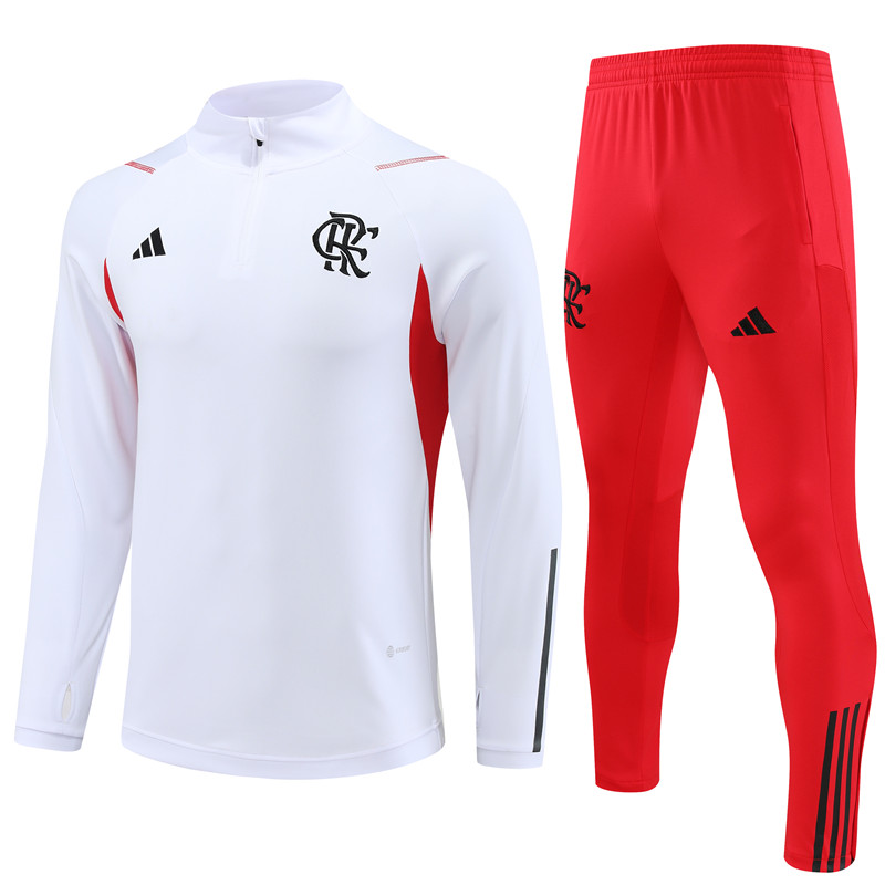 Flamengo 23-24 Long Sleeve Training Set -White