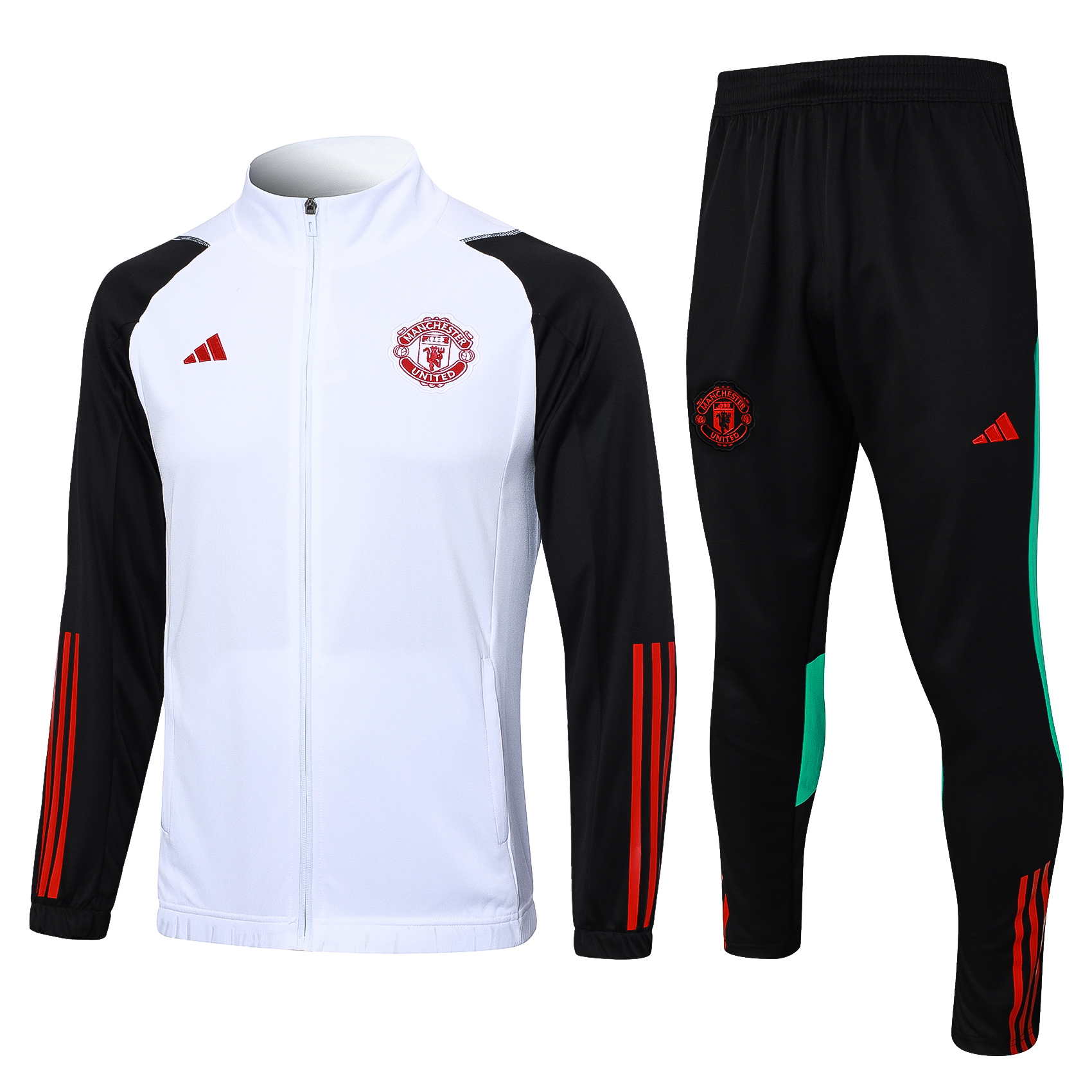 Manchester United 23-24 Jacket Training Tracksuit -White