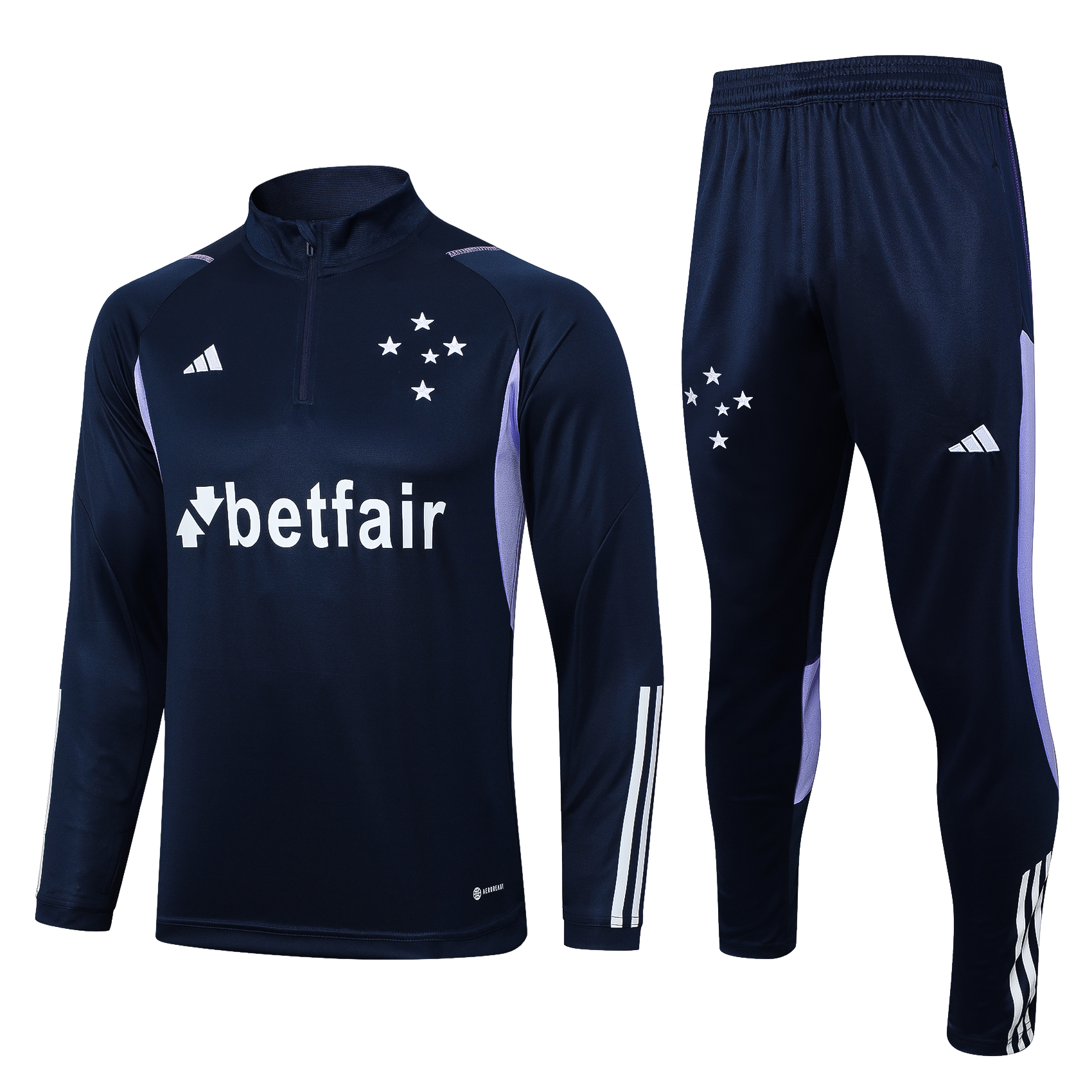 Cruzeiro Esporte Clube 23-24 Long Sleeve Training Set -Royal Blue