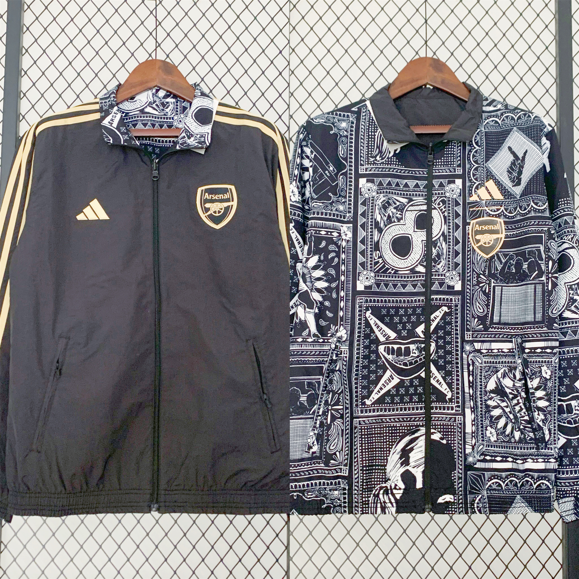 Arsenal x I-a-n.W-r-i-g-h-t Limited Edition 23-24 Player Reversible Windbreaker