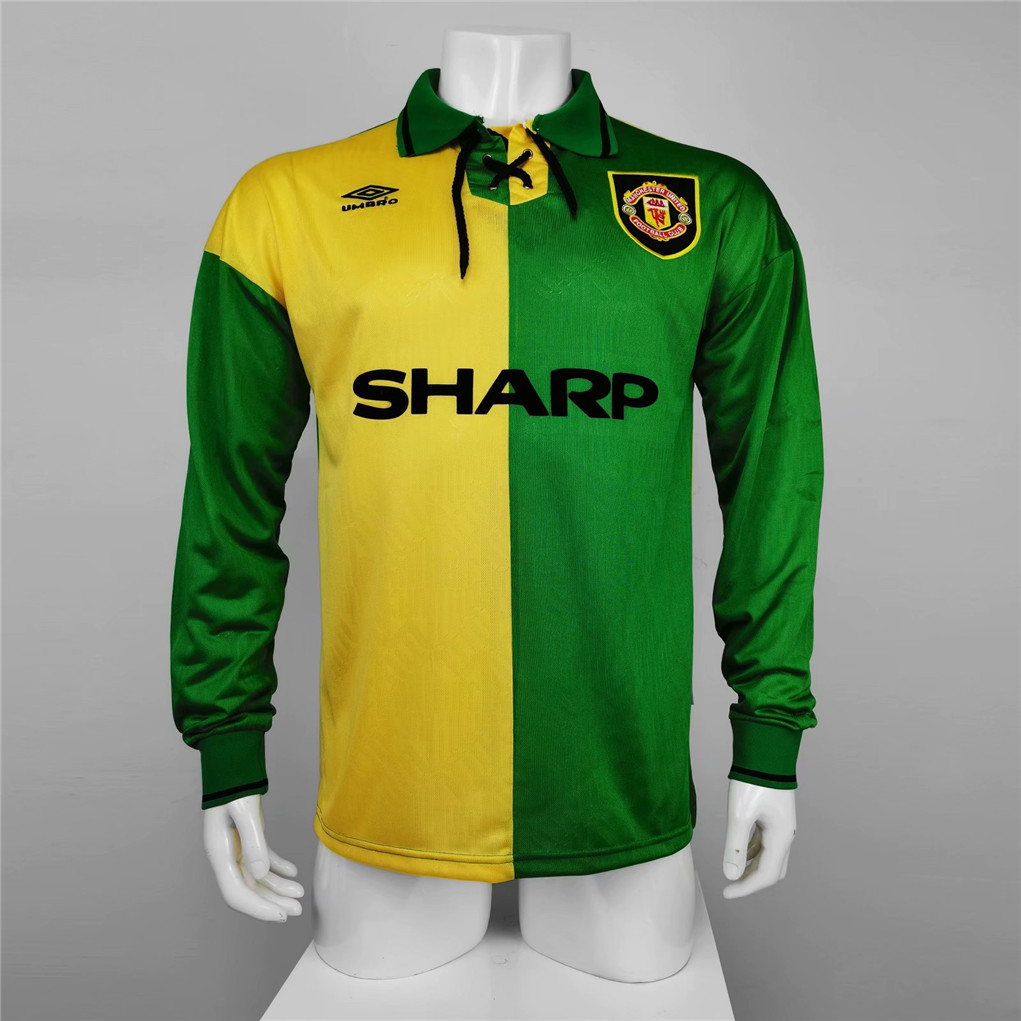 Manchester United Retro 92-94 Third Away Long Sleeve Jersey