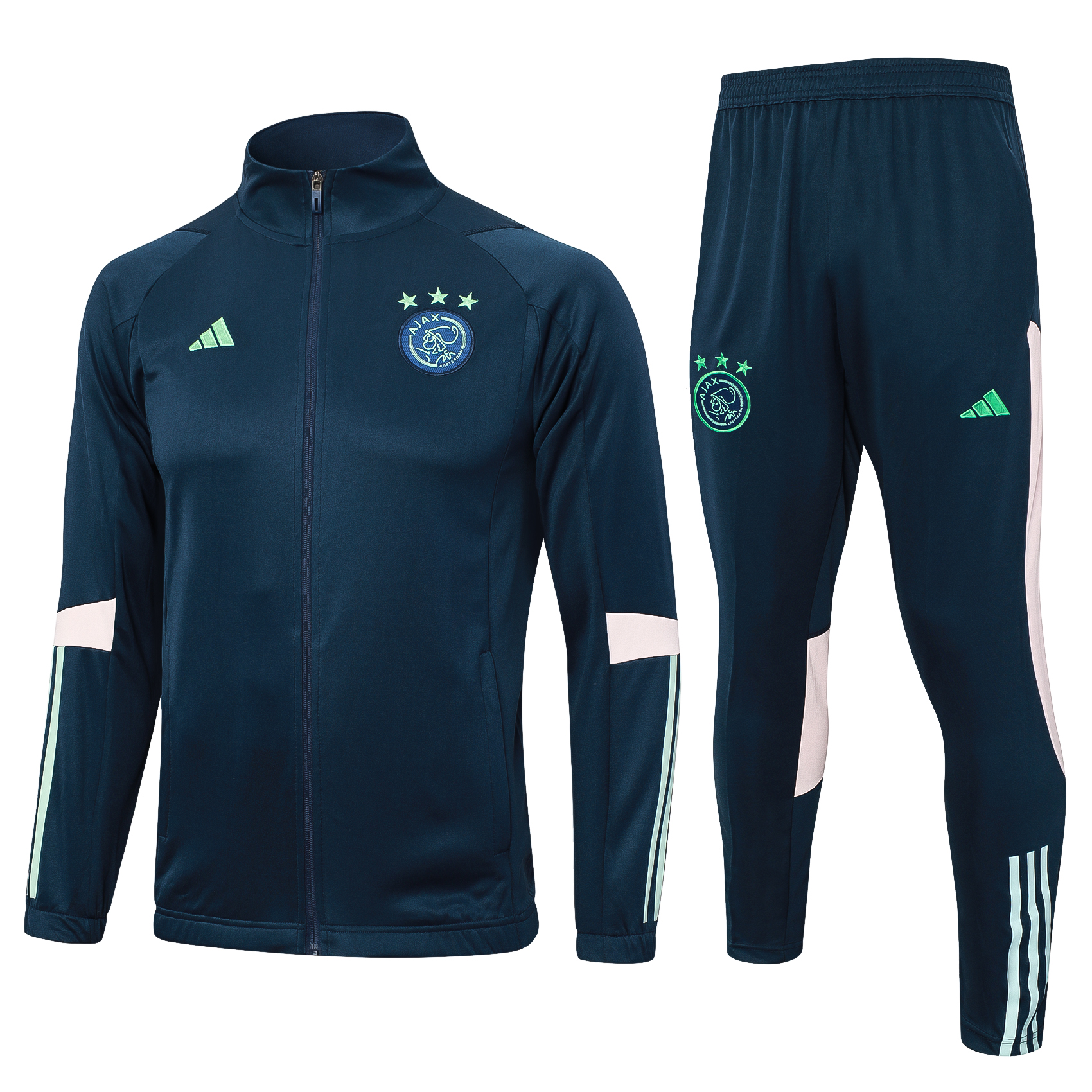 Ajax 23-24 Jacket Training Tracksuit-Royal Blue