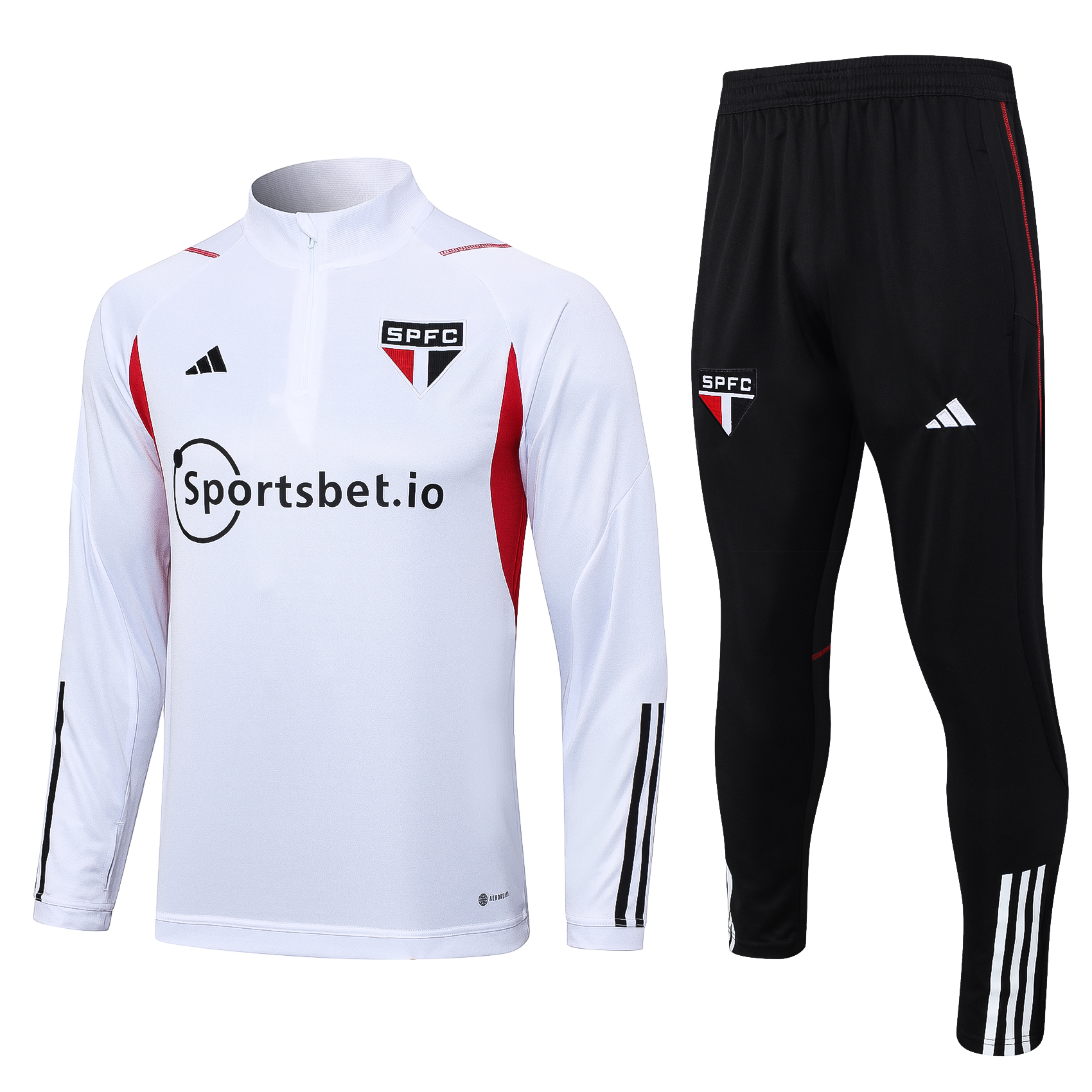 S?o Paulo FC 23-24 Long Sleeve Training Set -White