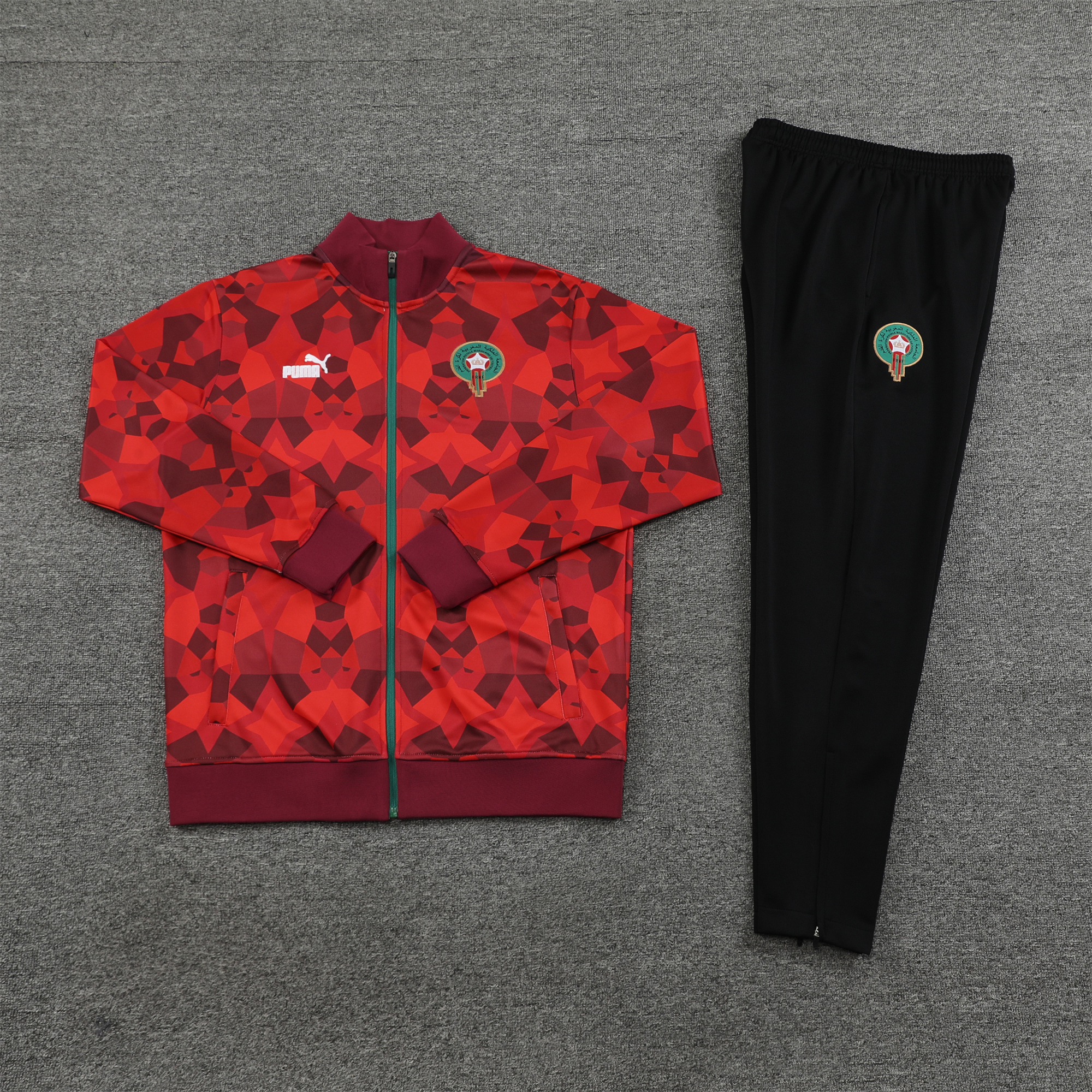 Morocco 23-24 Jacket Training Tracksuit - Red