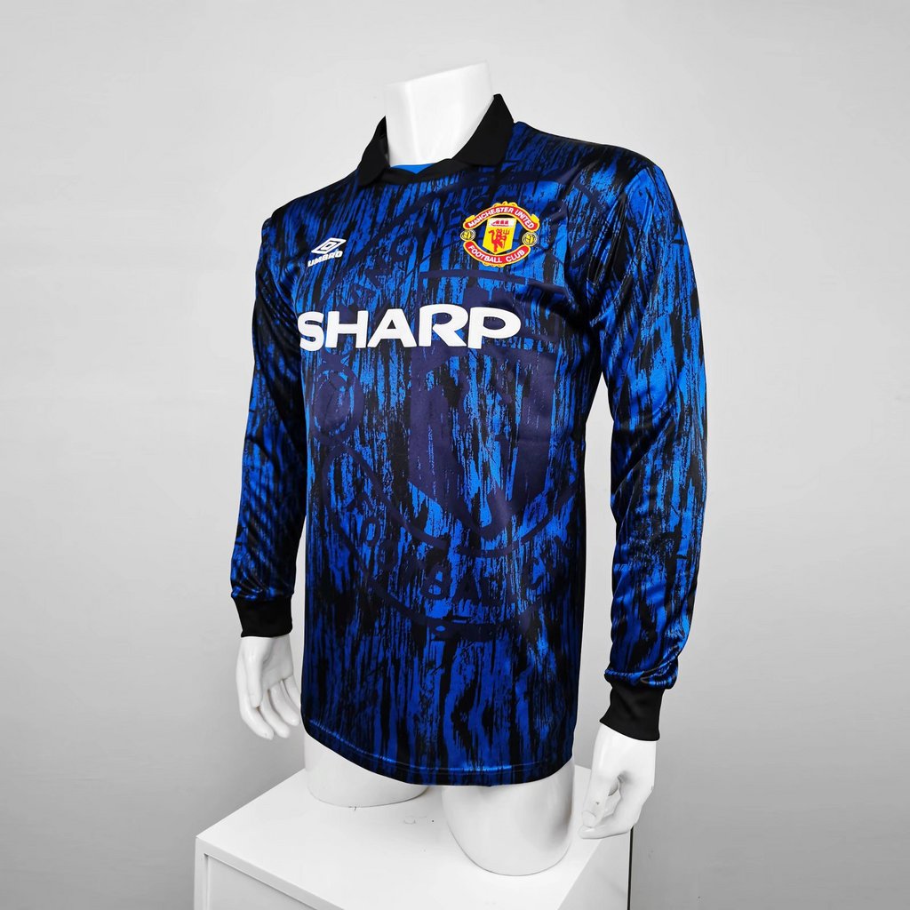 Manchester United Retro 92-94 Away Long Sleeve Jersey