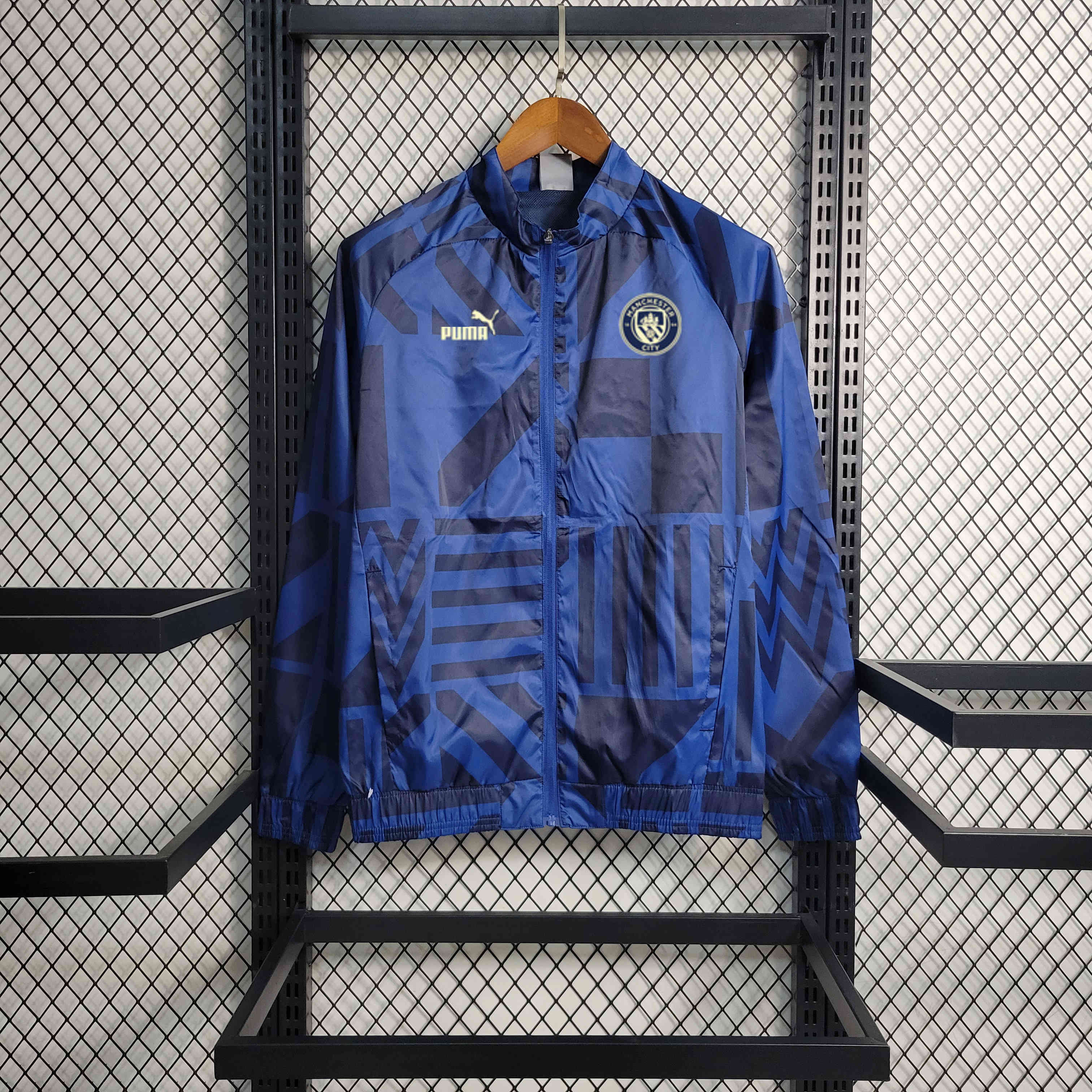 Manchester City 23-24 Blue Windbreaker