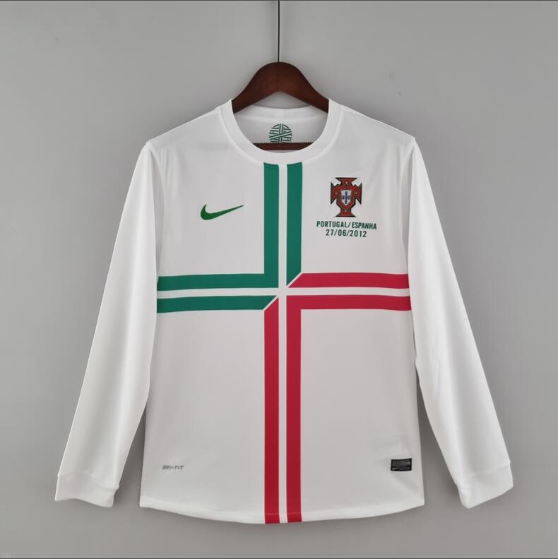 Retro Portugal 2012 Away Long Sleeve Jersey