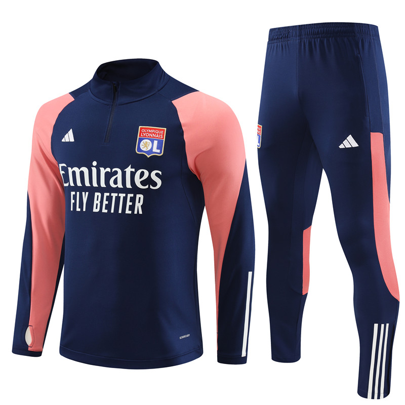 Lyon 23-24 Kids Long Sleeve Training Set Royal Blue