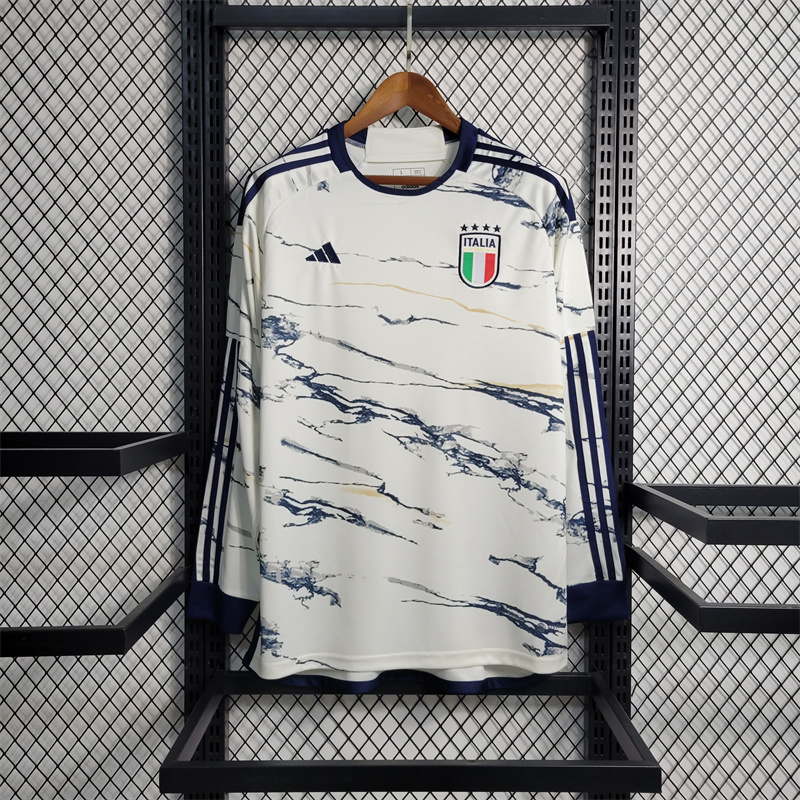 Italy 23-24 Away Long Sleeve Jersey - Fans Version