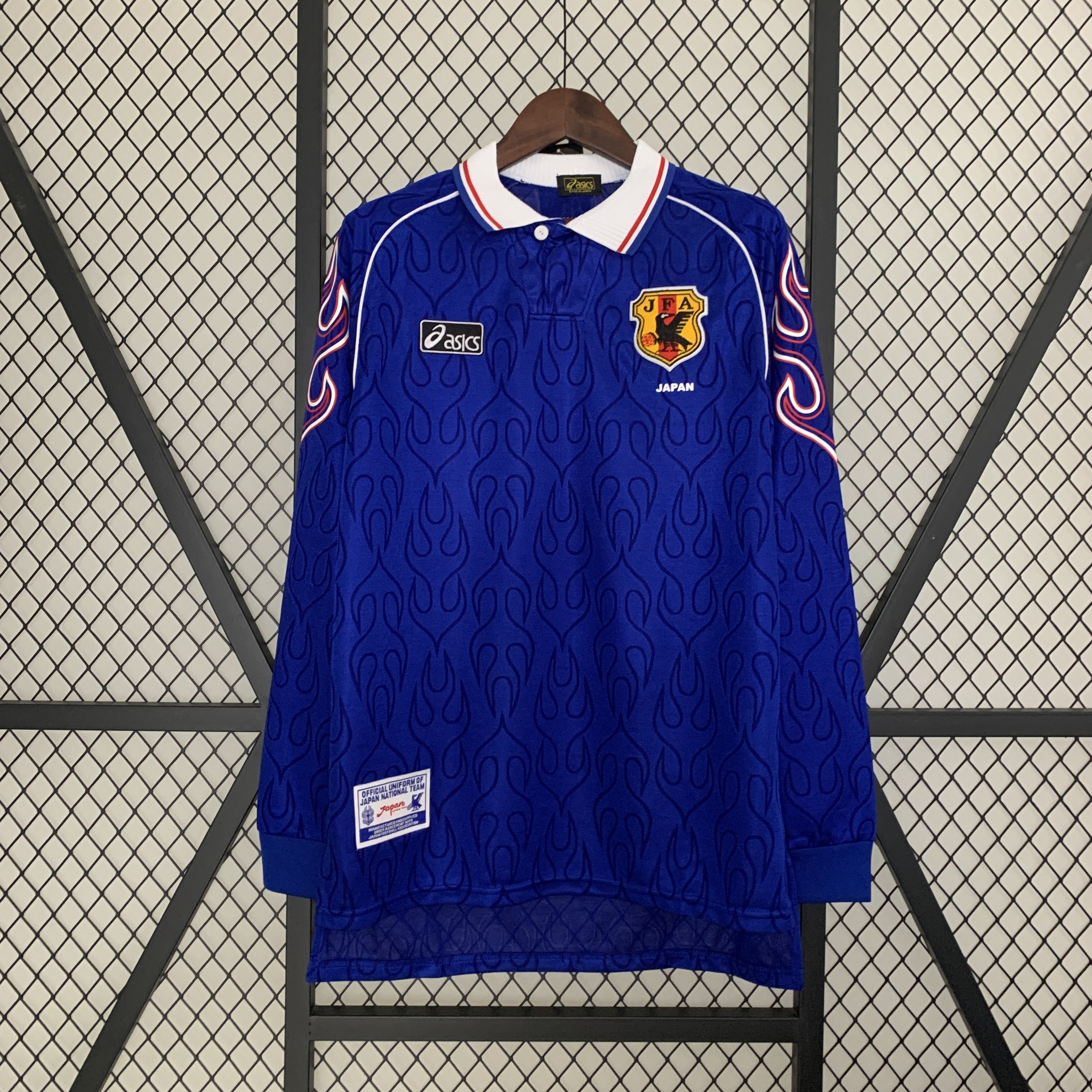 Retro Japan 1998 Home Stadium Long Sleeve Jersey