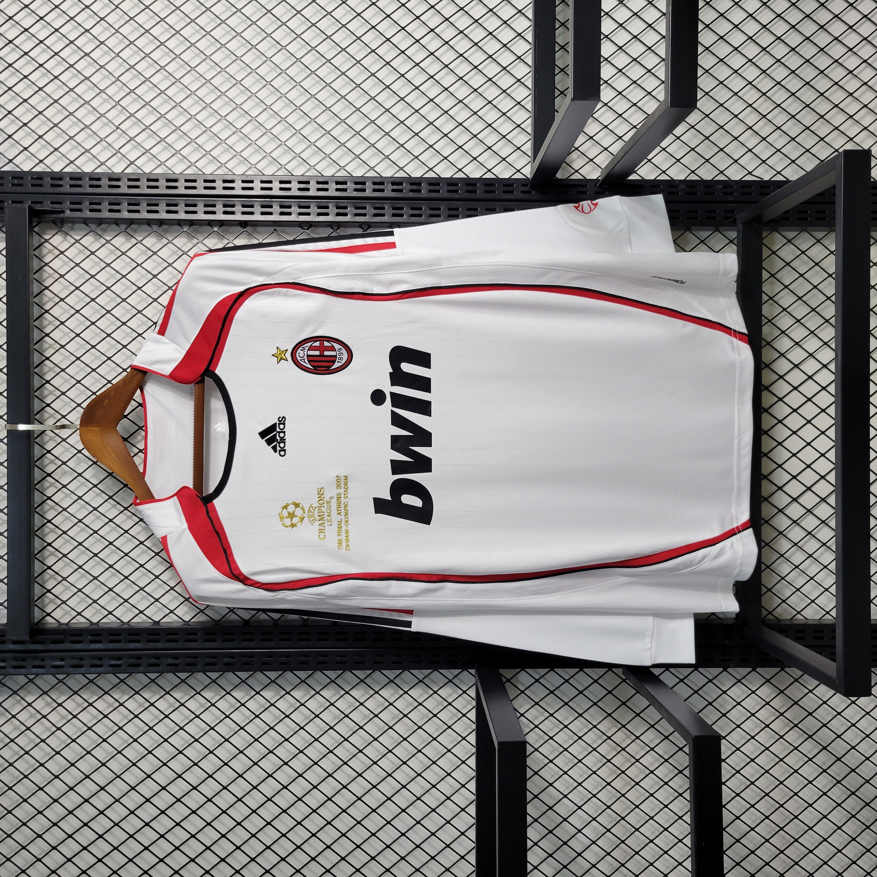 Retro AC Milan 06-07 Away Stadium Long Sleeve Jersey - Champions League Final