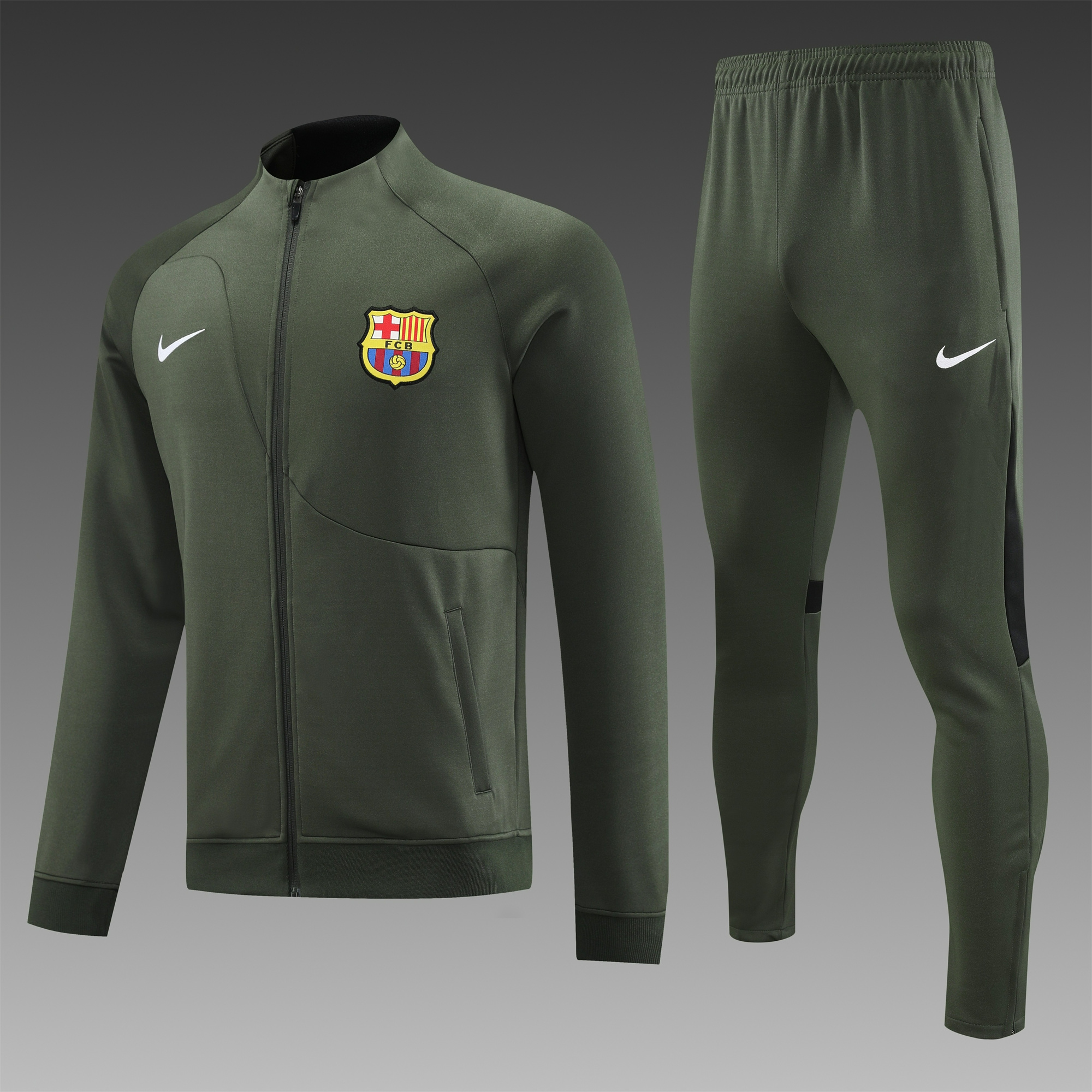 Barcelona 23-24 Jacket Training Tracksuit Green